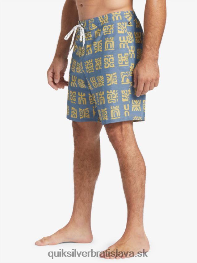 waterman channel paddle 20 boardshorts Quiksilver muži B80HXR639 práporčík modrý kanál pádlo bs