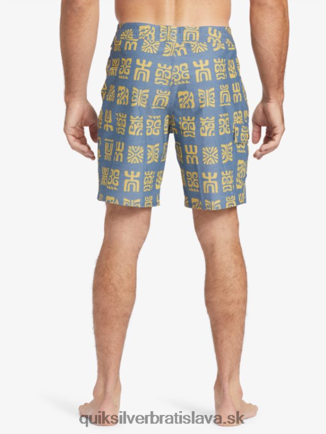 waterman channel paddle 20 boardshorts Quiksilver muži B80HXR639 práporčík modrý kanál pádlo bs
