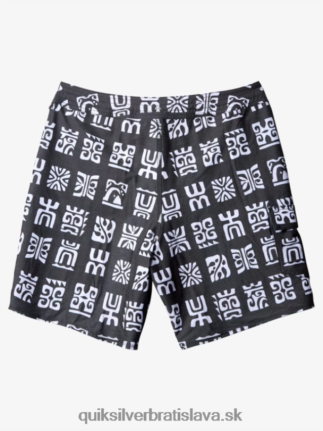 waterman channel paddle 20 boardshorts Quiksilver muži B80HXR640 čierna kanálová lopatka bs