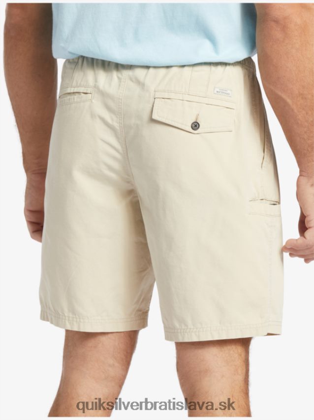waterman last light elastic 19 shorts Quiksilver muži B80HXR255 hnedá ryža