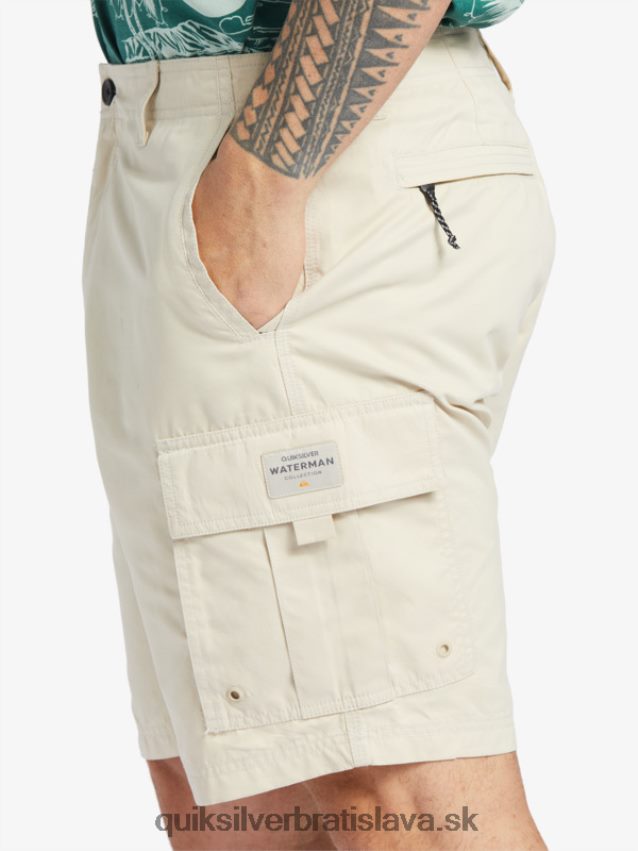 waterman maldive atol cargo 20 shorts Quiksilver muži B80HXR786 hnedá ryža