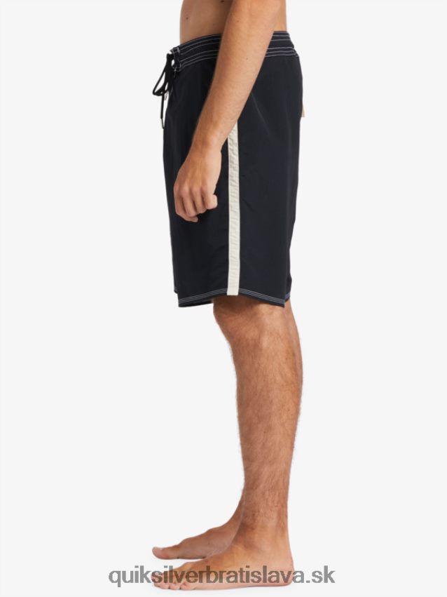 waterman throwback 19 boardshorts Quiksilver muži B80HXR1855 čierna