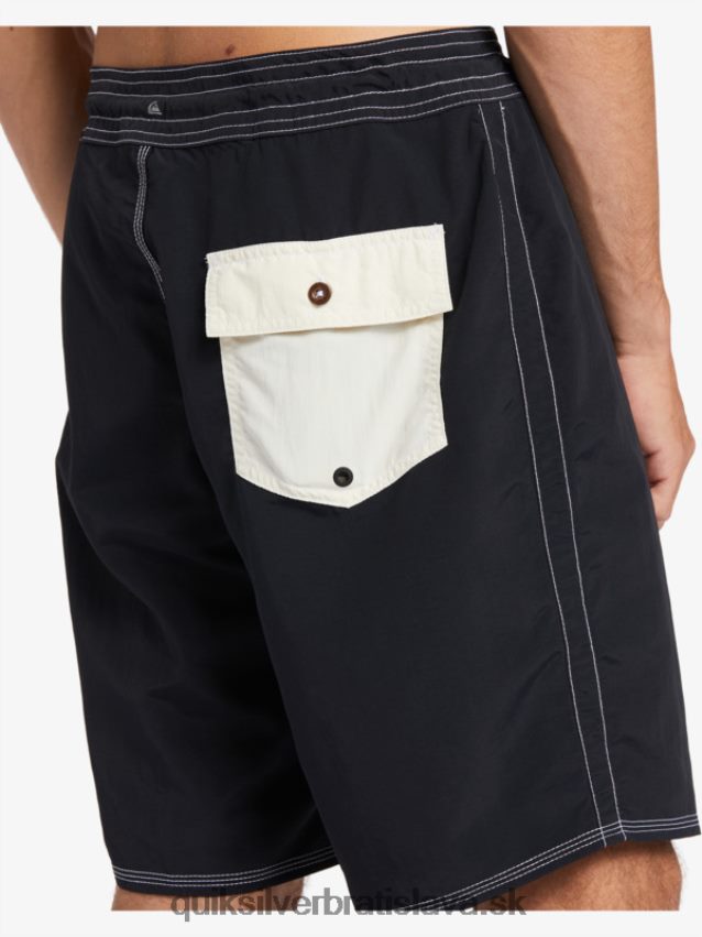 waterman throwback 19 boardshorts Quiksilver muži B80HXR1855 čierna