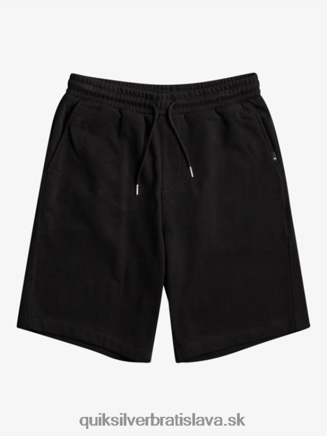 základné teplákové šortky Quiksilver muži B80HXR1273 čierna