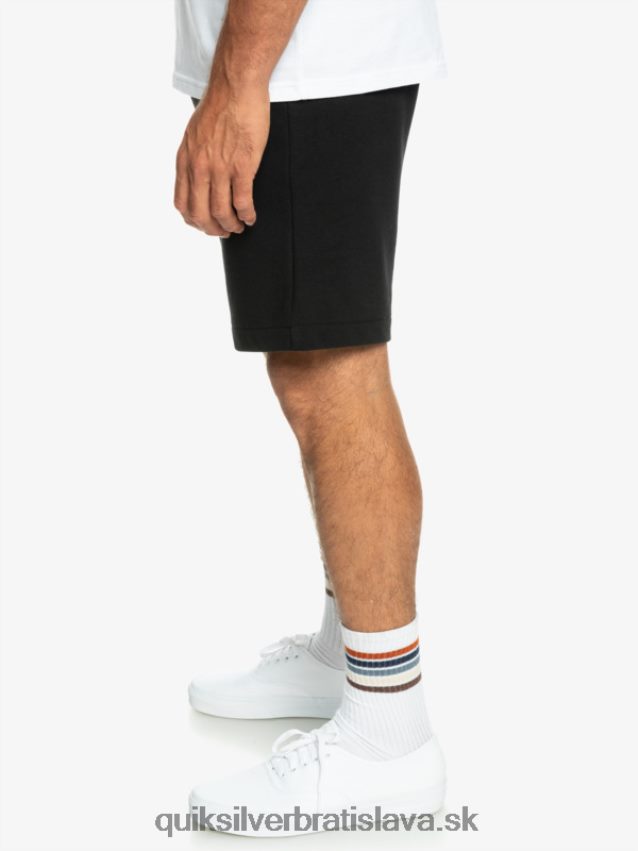základné teplákové šortky Quiksilver muži B80HXR1273 čierna
