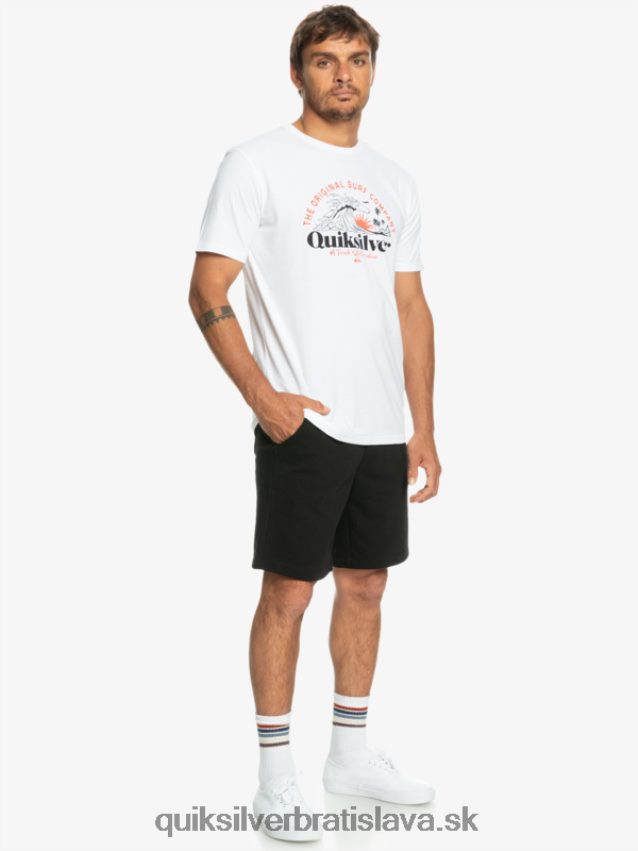 základné teplákové šortky Quiksilver muži B80HXR1273 čierna