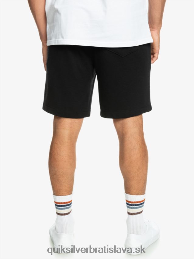 základné teplákové šortky Quiksilver muži B80HXR1273 čierna