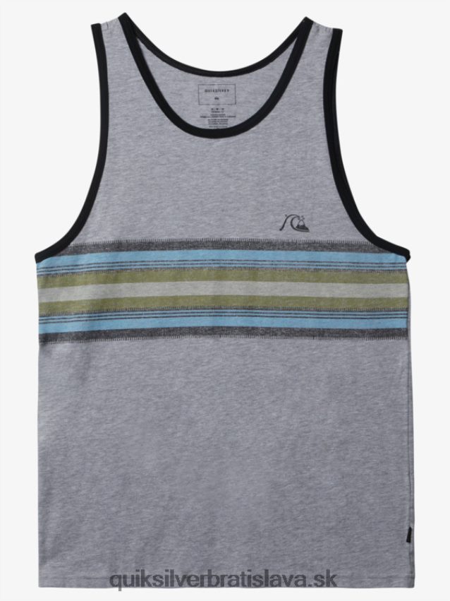 každodenný pruhovaný tank Quiksilver muži B80HXR704 atletický vres