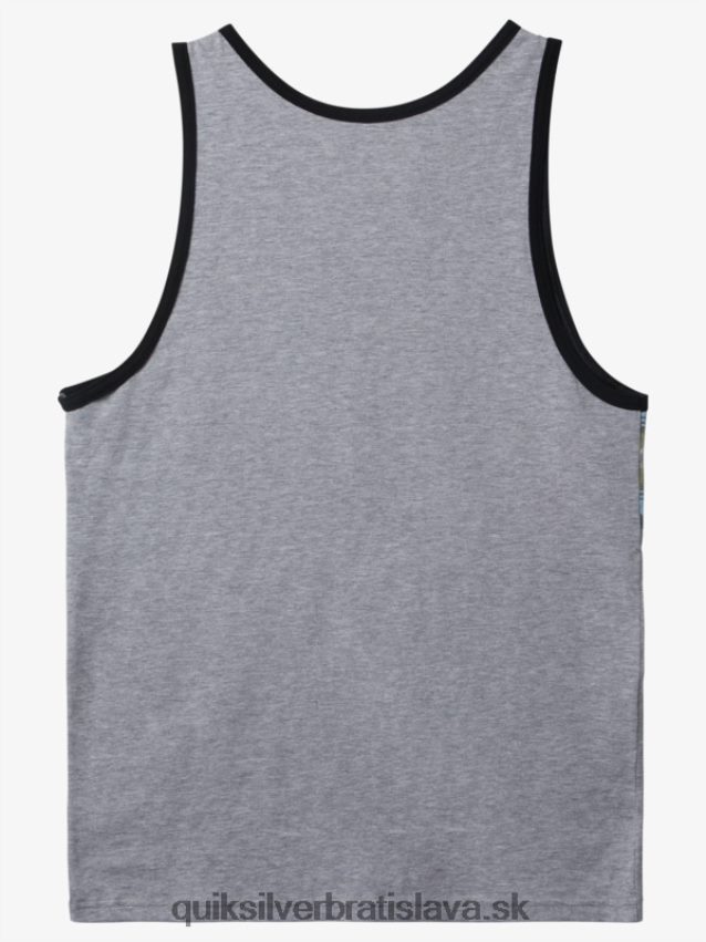 každodenný pruhovaný tank Quiksilver muži B80HXR704 atletický vres