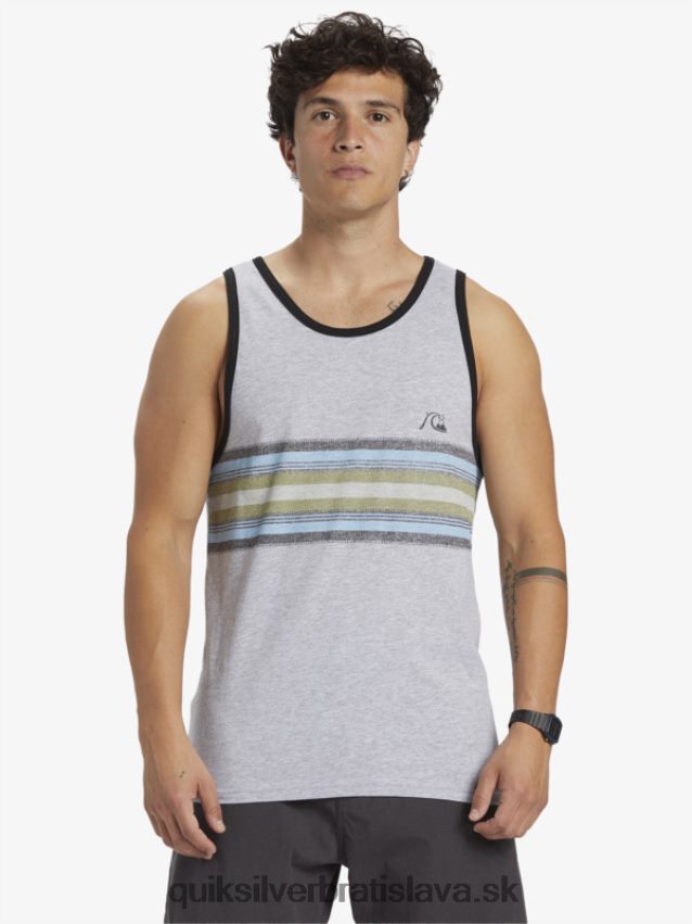 každodenný pruhovaný tank Quiksilver muži B80HXR704 atletický vres