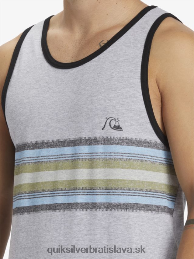 každodenný pruhovaný tank Quiksilver muži B80HXR704 atletický vres