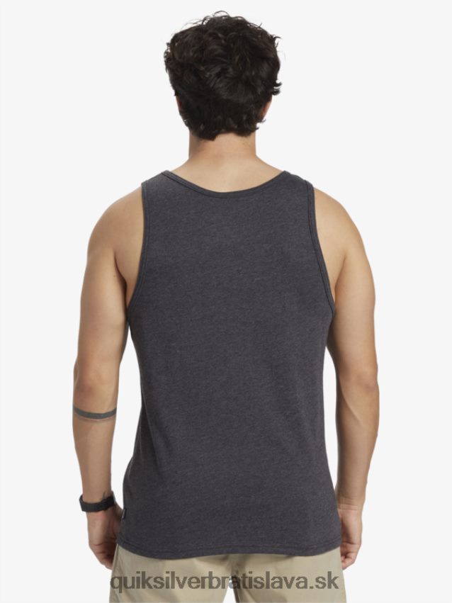každodenný pruhovaný tank Quiksilver muži B80HXR705 vres z dreveného uhlia