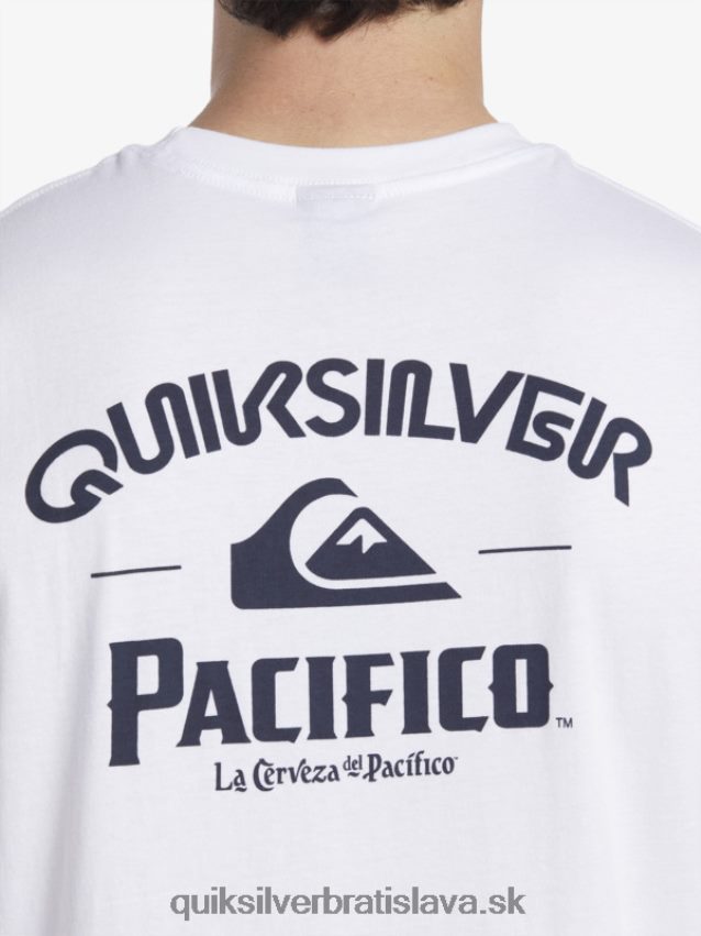 priamy vystreľovací tank Quiksilver x Pacifico muži B80HXR3 biely