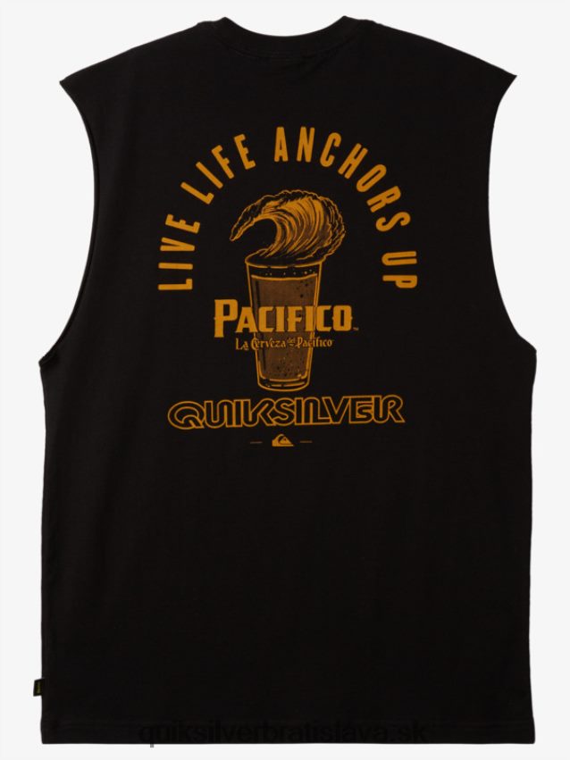 priamy vystreľovací tank Quiksilver x Pacifico muži B80HXR4 čierna