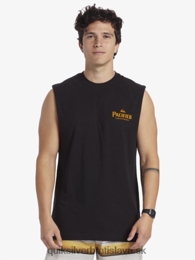 priamy vystreľovací tank Quiksilver x Pacifico muži B80HXR4 čierna