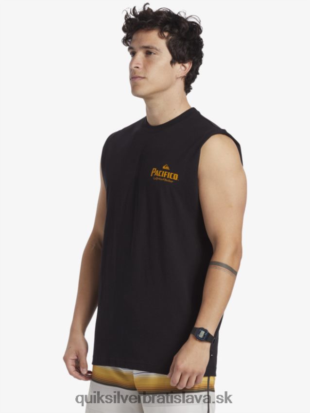 priamy vystreľovací tank Quiksilver x Pacifico muži B80HXR4 čierna