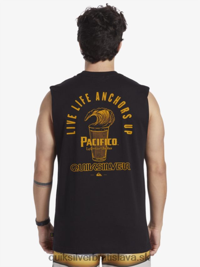 priamy vystreľovací tank Quiksilver x Pacifico muži B80HXR4 čierna