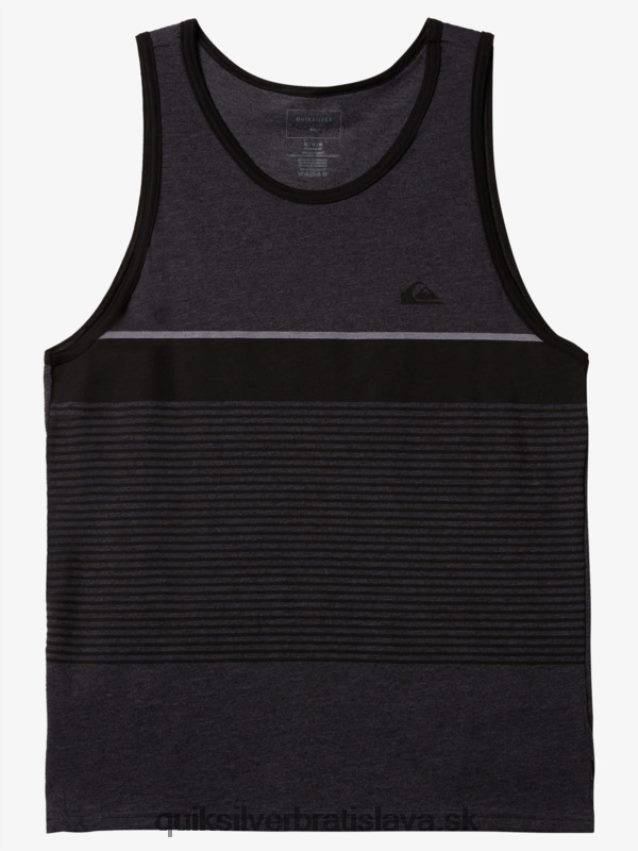 tank s pruhmi tijuany Quiksilver muži B80HXR453 vres z dreveného uhlia
