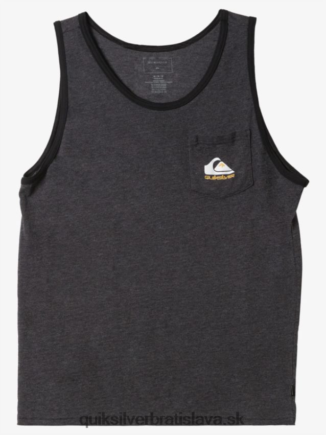 tankové tričko so všetkým vreckom Quiksilver muži B80HXR555 vres z dreveného uhlia