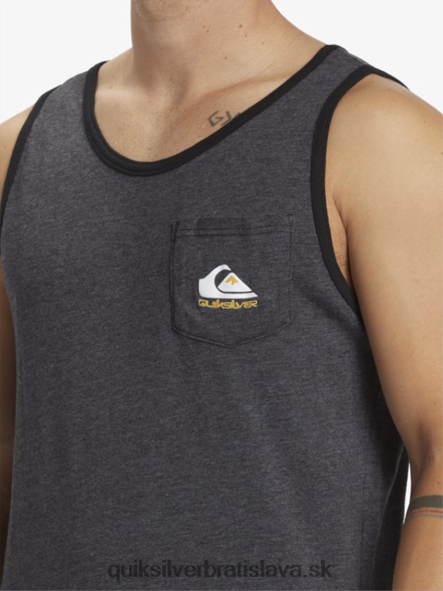 tankové tričko so všetkým vreckom Quiksilver muži B80HXR555 vres z dreveného uhlia