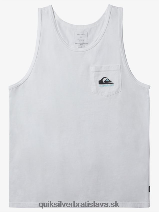 tankové tričko so všetkým vreckom Quiksilver muži B80HXR557 biely