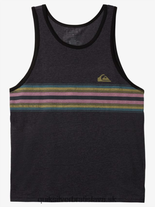 tielkové tričko streamline Quiksilver muži B80HXR1337 vres z dreveného uhlia