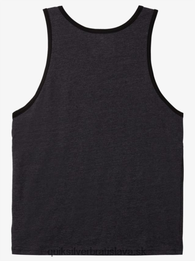 tielkové tričko streamline Quiksilver muži B80HXR1337 vres z dreveného uhlia