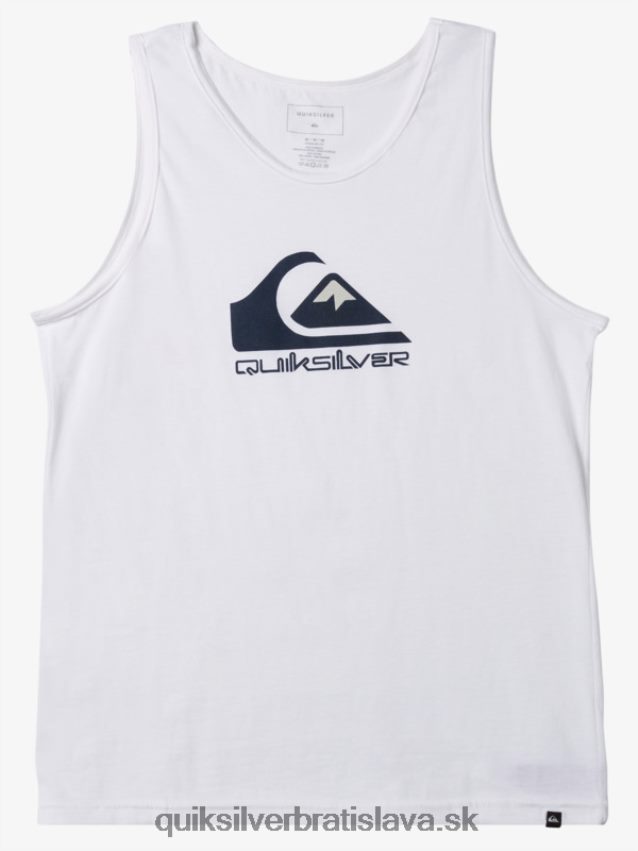 veľká nádrž s logom Quiksilver muži B80HXR263 biely