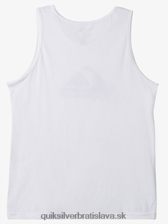 veľká nádrž s logom Quiksilver muži B80HXR263 biely