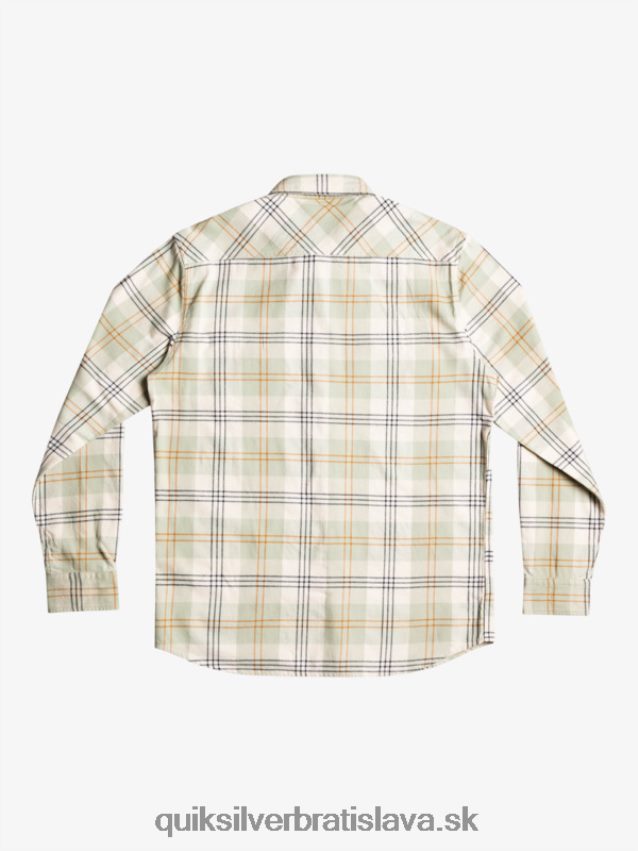 Harelaw stretch košeľa s dlhým rukávom Quiksilver muži B80HXR1510 púštny mudrc zajac
