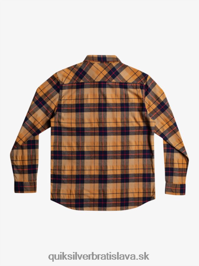 Kinsale stretch tričko s dlhým rukávom Quiksilver muži B80HXR1506 hnedý cukor kinsale