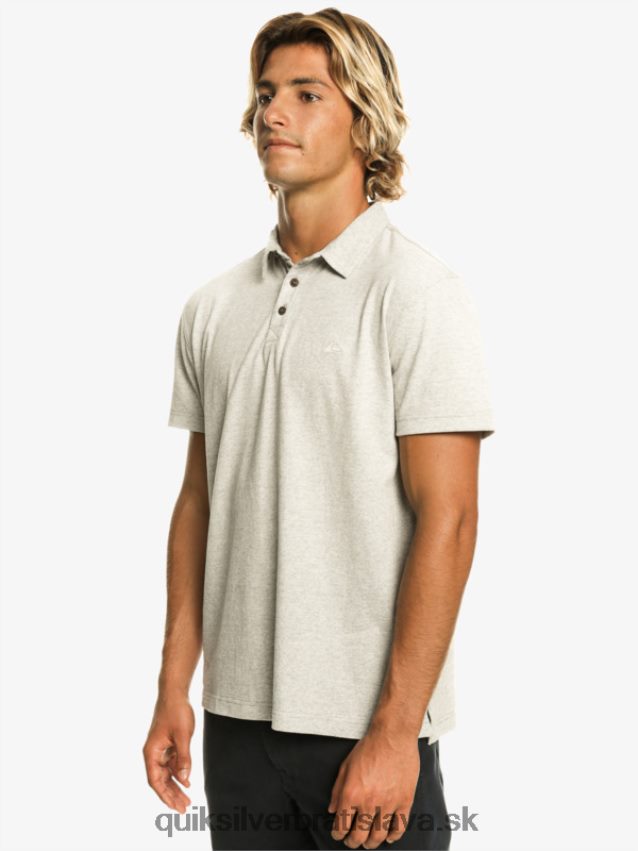 Západná plavba polokošeľa s krátkym rukávom Quiksilver muži B80HXR475 svetlosivý vres