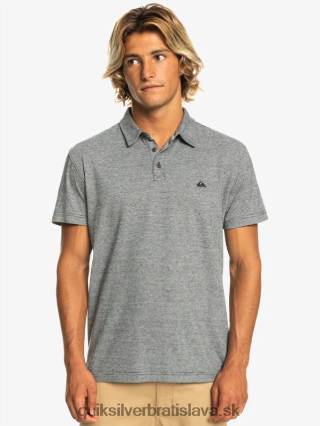 Západná plavba polokošeľa s krátkym rukávom Quiksilver muži B80HXR476 čierna