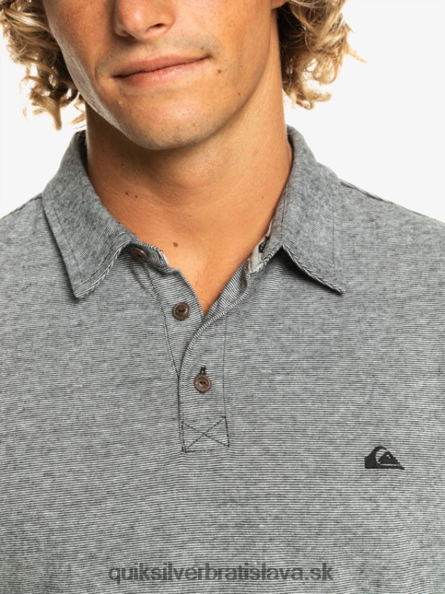 Západná plavba polokošeľa s krátkym rukávom Quiksilver muži B80HXR476 čierna
