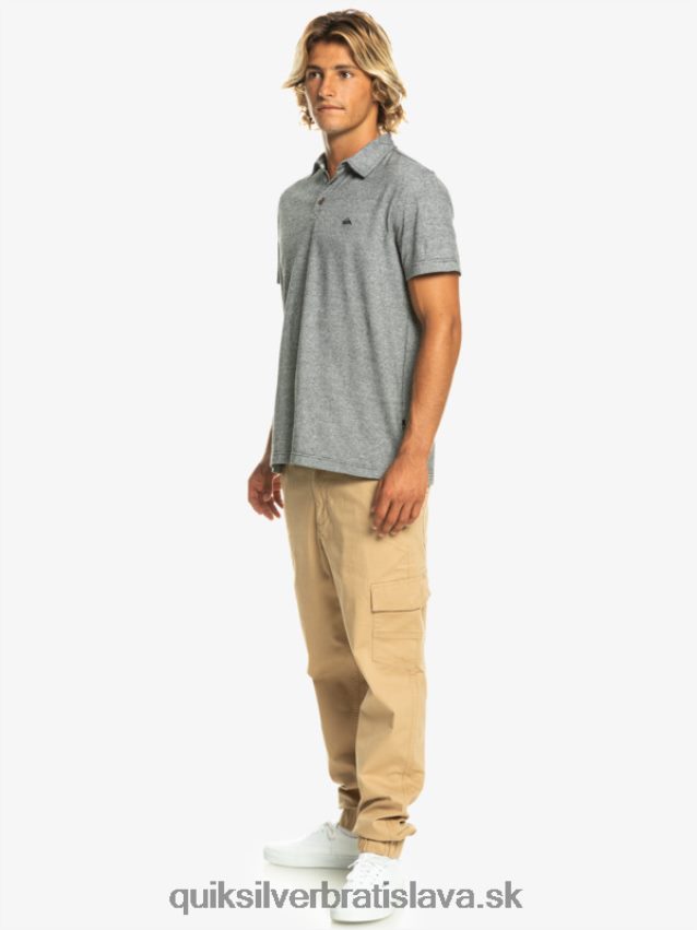 Západná plavba polokošeľa s krátkym rukávom Quiksilver muži B80HXR476 čierna