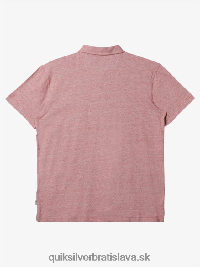 Západná plavba polokošeľa s krátkym rukávom Quiksilver muži B80HXR478 červený okr