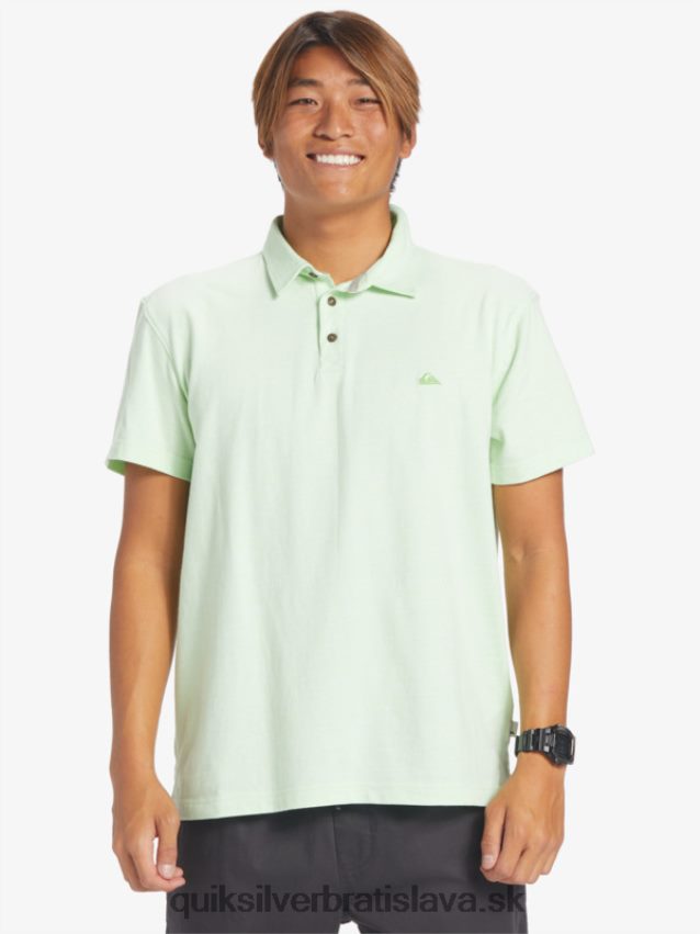 Západná plavba polokošeľa s krátkym rukávom Quiksilver muži B80HXR479 raj zelený
