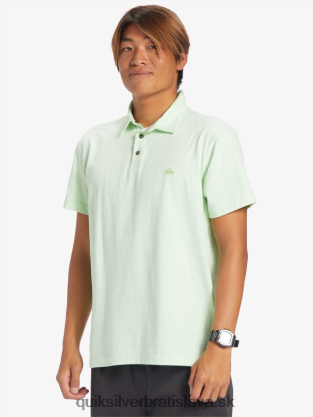 Západná plavba polokošeľa s krátkym rukávom Quiksilver muži B80HXR479 raj zelený
