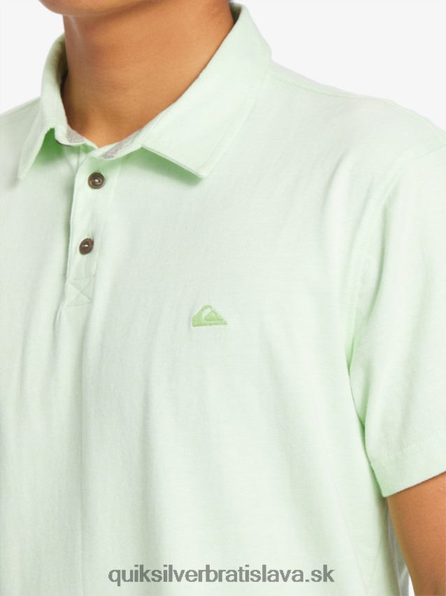 Západná plavba polokošeľa s krátkym rukávom Quiksilver muži B80HXR479 raj zelený