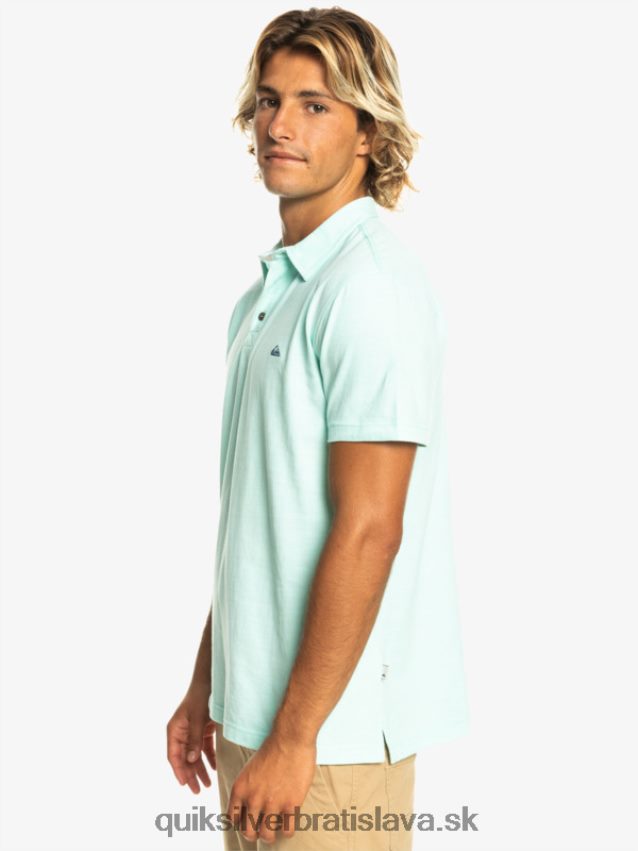 Západná plavba polokošeľa s krátkym rukávom Quiksilver muži B80HXR481 plážové sklo