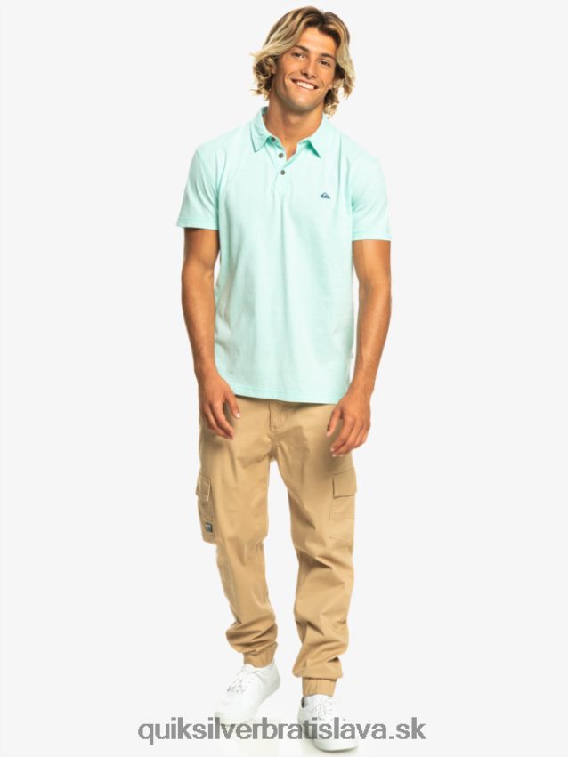 Západná plavba polokošeľa s krátkym rukávom Quiksilver muži B80HXR481 plážové sklo