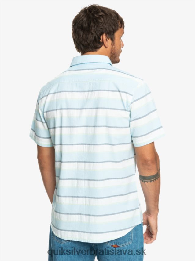 cali sunrise košeľa s krátkym rukávom Quiksilver muži B80HXR1206 biele kali východ slnka 231