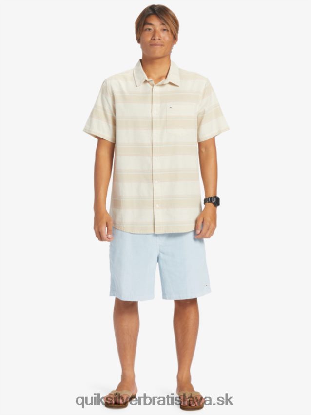 cali sunrise košeľa s krátkym rukávom Quiksilver muži B80HXR445 breza cali str