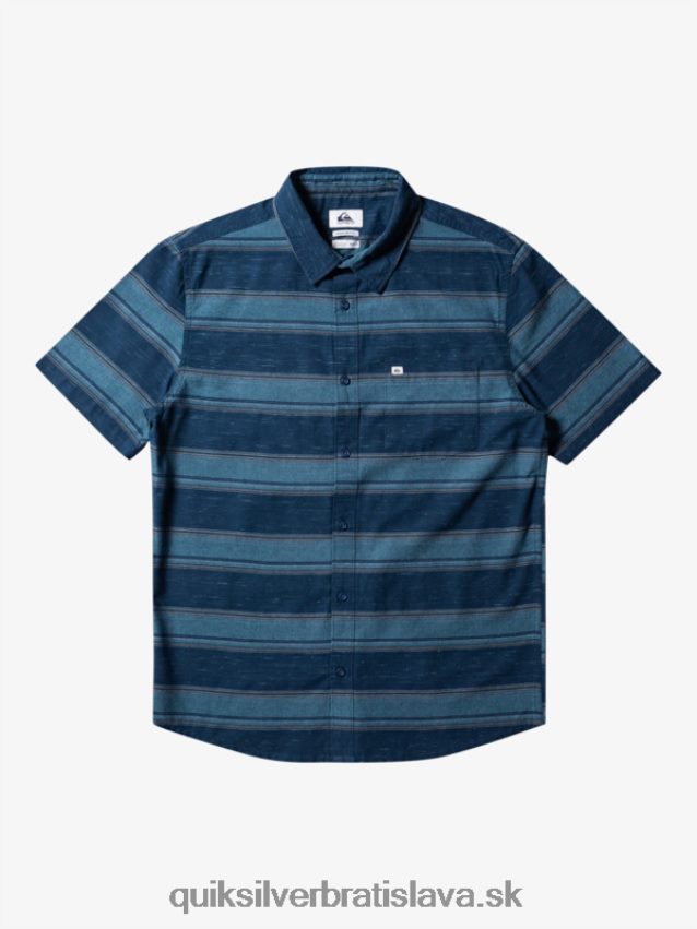 cali sunrise košeľa s krátkym rukávom Quiksilver muži B80HXR446 polnoc navy cali str