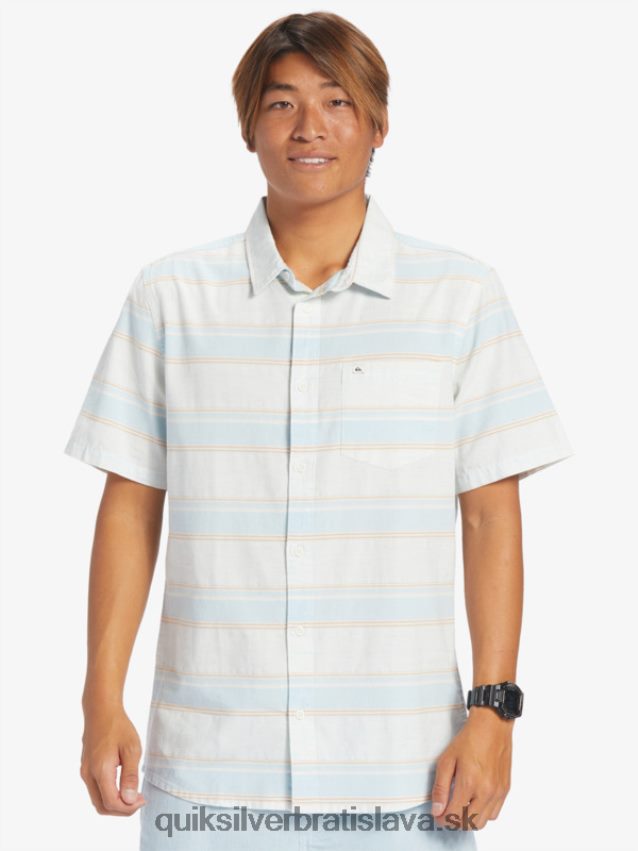 cali sunrise košeľa s krátkym rukávom Quiksilver muži B80HXR447 nebesky modrá kali str