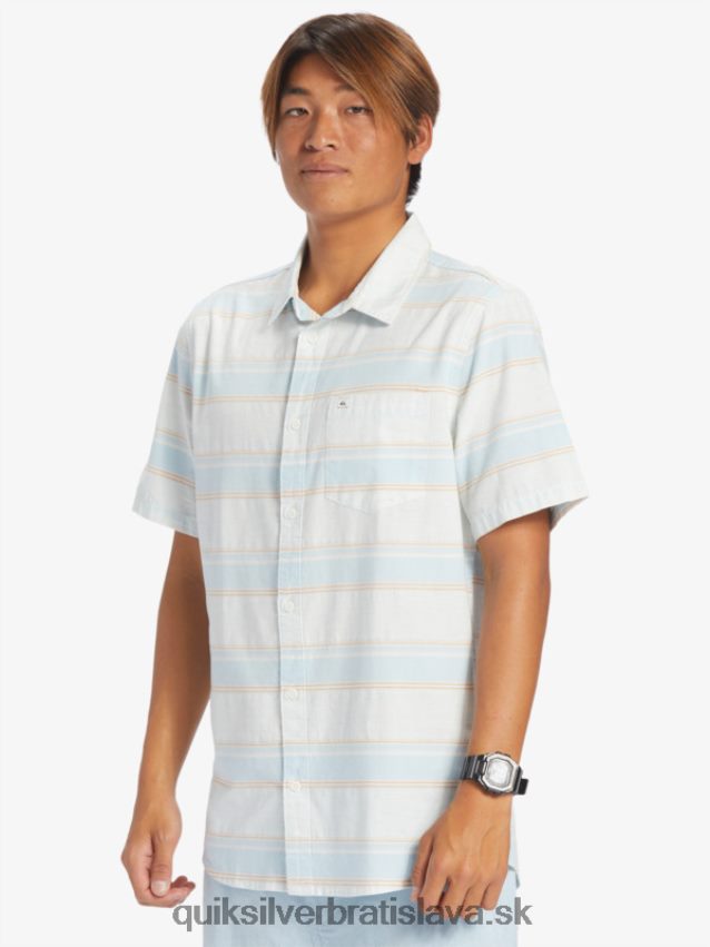 cali sunrise košeľa s krátkym rukávom Quiksilver muži B80HXR447 nebesky modrá kali str