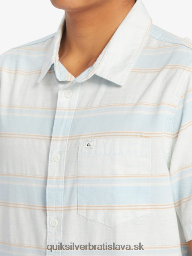 cali sunrise košeľa s krátkym rukávom Quiksilver muži B80HXR447 nebesky modrá kali str