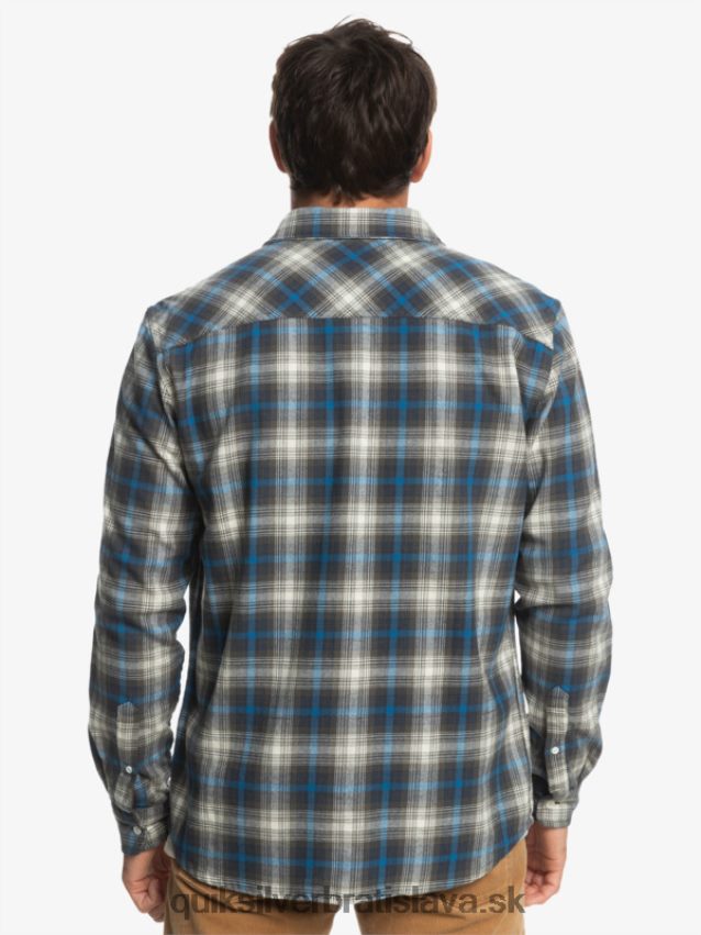 cramond stretch košeľa s dlhým rukávom Quiksilver muži B80HXR1048 hroznový list cramond