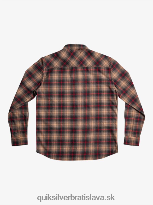 cramond stretch košeľa s dlhým rukávom Quiksilver muži B80HXR1049 rubínové víno cramond