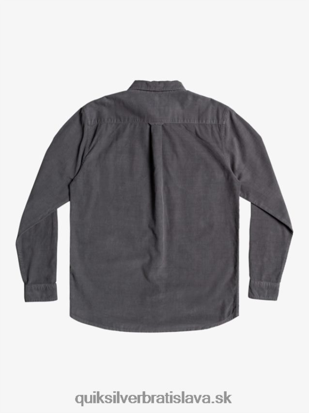 dymové tričko s dlhým rukávom Quiksilver muži B80HXR1223 železná brána